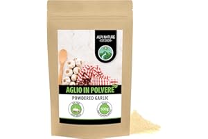Alpi Nature Aglio in Polvere 500g, Condimento Aglio Macinato in Polvere per Cucina