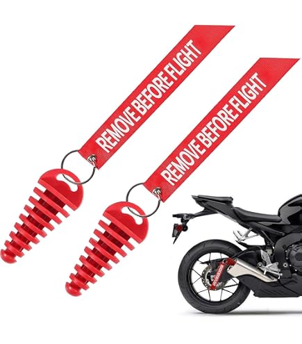 Antipioggia Moto Revit Silenziatore Scarico Rosso Per Moto ATV