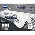 MoliCare Premium Elastic Unisex Disposable Slip: Discreet Use for Woman and Men with Incontinence; 10 Drops, Size L, Pack of 14