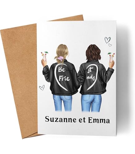 Impression personnalisée 40e anniversaire Best Friends - Cadeau pour soeur - France