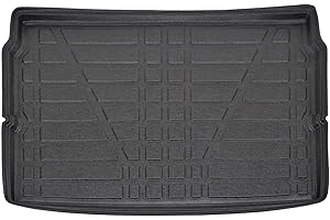 J&J AUTOMOTIVE SCOUTT | Vasca Bagagliaio Proteggi Baule In TPE Su Misura Per 2008 Crossover dal 2019 (Piano Superiore), Bordo 4cm, Antiscivolo, Inodore, Arrotolabile