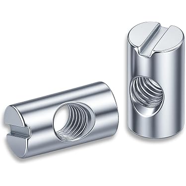 Lot De 50 écrous Cylindriques M6 Pour Meubles – Tailles 11/13/14/15/20 Mm, Acier Carbone