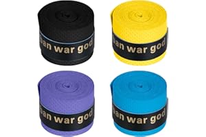 ATENNY 4PCS Badminton Racket Grip PU Tennis Racket Grip Tape Anti Slip Racket Grips Tennis Overgrip Grip Tape for Tennis Badminton Squash Rackets