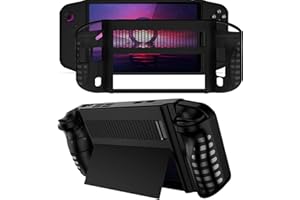 NSPIEL Funda Protectora Compatible con Lenovo Legion GO de 8.8 Pulgadas Liberación 2023, Funda Protectora de TPU Blando Cubierta de Agarre con Diseño Antiarañazos y Absorción de Golpes Carcasa, Negro