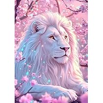 Kit Diamond Painting MAXBYE 5D Leone – 30x40 Cm, Tela Animali, Diamanti Rotondi, Set Completo Per Adulti E Principianti, Decorazione Casa Fai Da Te