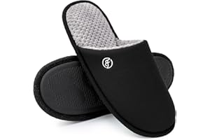 EverFoams Herren Strick Hausschuhe Leichter Memoryschaum Innen Pantoffeln