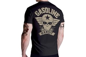 Gasoline Bandit T-shirt de motard, tshirt Racer avec logo