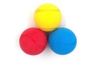 Kyto Lot de 3 balles Souples en Mousse pour Enfants - Multicolore - 6,5 cm