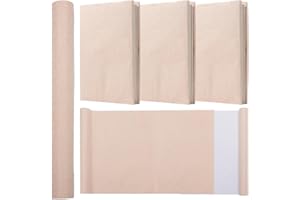 craspire 51 x 11.8 Tissu de Livre en Lin Rose Chair pour Reliure de Livres A4-A8 Surface en Tissu avec Support en Papier Couverture de Livres Album Scrapbooking Archives Bricolage Couverture