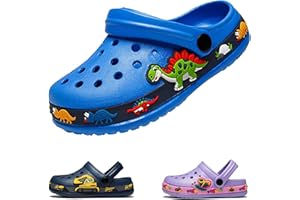 AVASAGS Unisex Kinder Clogs Pantoletten Mädchen Atmungsaktiv Hausschuhe Sandalen Jungen Badeschuhe Pantoletten rutschfeste Gartenschuhe