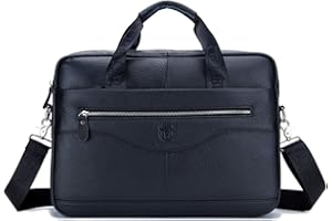 FANDARE Hommes Mallette Sac d'épaule Laptop Sac de Messager Sacs bandoulière Porte-Documents Sacs Business Cuir Sac à Main Imperméable Entreprise Pochette Voyage Crossbody Bag