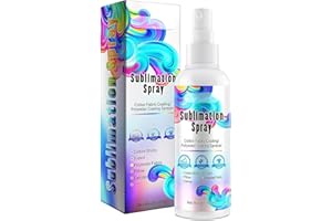 RAKIUTY Spray a Sublimazione,Spray per Sublimazione,Sprays Sublimato per Cotone,Sprays per Rivestimento a Sublimazion,per Cotone,Compresi Tutti i Tessuti,Tela,ad Asciugatura Rapida,Impermeabile,100ml