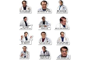 FUFUPAW Pack of 12 Dr Nowzaradan Fridge Magnets Funny Dr Now Fridge Magnet Cute Fridge Magnet Decorative Magnets Fridge Storage Cabinets Offices
