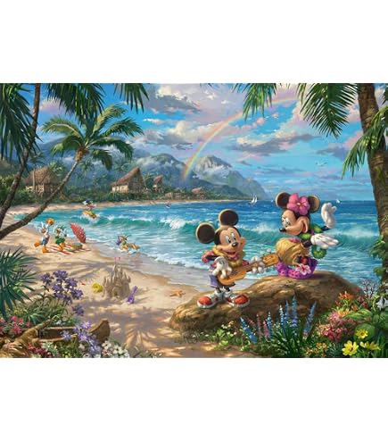 Ravensburger Puzzle 1000 Teile – „Vacation Mickey & Minnie“-Motiv