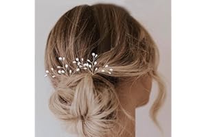 Wendalern Pasadores De Pelo De La Boda Pasador De Pelo De La Novia De Perlas Cultivadas Pasador De Pelo De Perlas De Oro Postizo Accesorios Para El Cabello Decorativo Para Las Mujeres Y Las Niñas