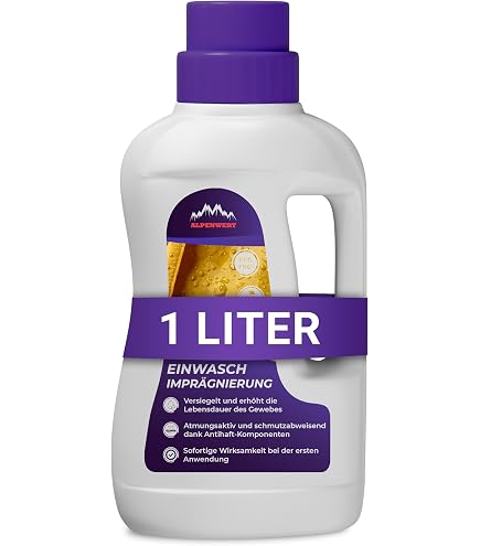 Kit Alpenwert – Lessive Sport 500ml + Imperméabilisant 500ml, Fabrication Allemande, Sans Fluorocarbone