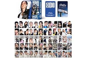 DEFGNOP Kpop Stray Kids Photocards, 60 pezzi Karma Stray Kids Lomo Carte 32 Adesivi SK, SKZ Nuovi Album per Fan (KARMA-B)