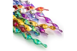 OFFO Vogelabwehr Windspiel, Vogelabschreckung Vogelabwehr Windspiel Stangen reflektierende Vogelabwehr Gerät im Freien Vogelschreck Tauben und Spechte vom Garten oder Hof zu halten,6 Stück