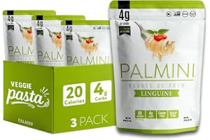 Palmini Linguine - kolhydrater, 20 kalorier, inget socker och glutenfritt! - Hearts of Palm - Vegan