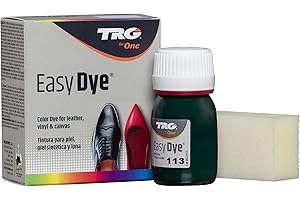 TRG The One - Tinte para Calzado y Complementos de Piel | Tintura para zapatos de Piel, Lona y Piel Sintética con Esponja aplicadora | Easy dye, 25 ml