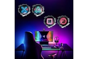 ANHUIB Gamer Stickers for Wall,3D Gaming Zone Wall Stickers,Game Wall Art Decals,Xbox Wall Sticker for Boy Bedrooms,Boys Xbox Gaming Room Accessories,Game Wallpaper for Bedroom,Gamer Gifts for Boys