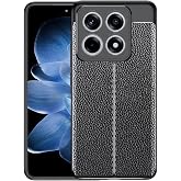 Ehr. Xiaomi 14T Pro Uyumlu Kamera Korumalı Deri G&ouml;r&uuml;n&uuml;ml&uuml; Darbe Emici Tam Korumalı Auto Focus L&uuml;ks Silikon Kılıf