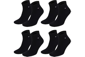 Tommy Hilfiger 4 Paar Quarter Socken Gr. 39-46 Herren Business Sneaker Socken