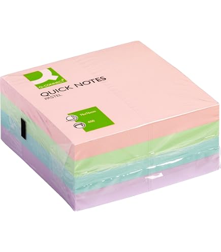 Draeger Paris Sticky Notes Pastellblöcke – 12 Blöcke Mit Schönem Design