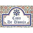 Nutcase Polycarbonate Personalized Name Plates For Home (Multicolour)