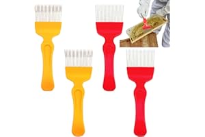 Auswalar 4 Pack Bee Keeping Uncapping Fork with 21 Tines Stainless Honey Extractor Equipment Hive Tool