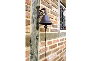 Antikas Cloche, jolie cloche pour le jardin, qui a du cachet sur la porte d’entrée comme une antiquité et avec un son superbe