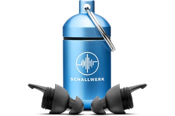 Schallwerk ® Sleep+ Bouchon d'oreille de Protection auditive pour Le Sommeil – atténue Le Bruit et Les ronflements – idéal pour Un Sommeil Calme et Contre Les ronflements