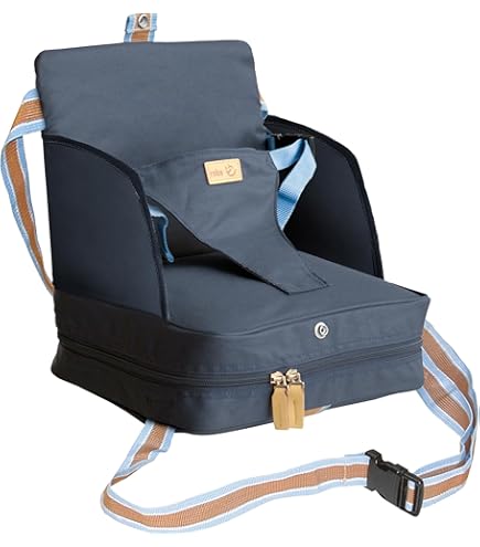 Toddler Booster seat for Dining Chair Washable 4 Belt Attach to Chair