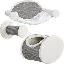 Trixie 49920 wall-mounted hammock, 54 × 28 x 33 cm, white/grey, Single Pet Supplies