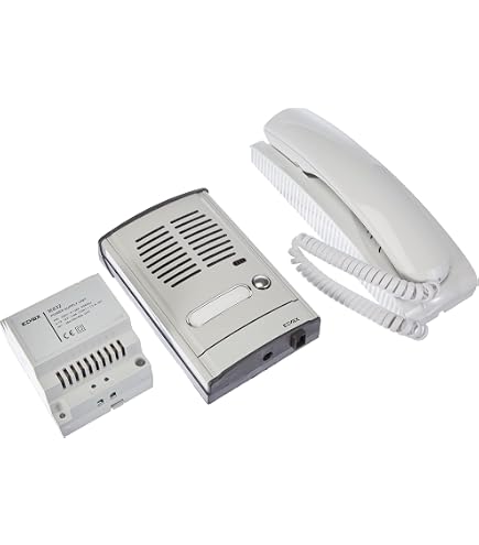 White Wall Mount Intercom VIMAR 8870 White Wall Intercom - 2 Button ...
