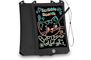Tablette D'ecriture LCD 8,5 Pouces,PINKCAT Jouet Enfant 2 3 4 5 6 7 8 Ans Tablette pour Ecrire Cadeaux Garçon Filles Jeux Exterieur Enfants Effacable Ecran Dessin Enfant Noir Toys Toddlers