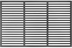Denmay 60 x 40 cm, parrilla de hierro fundido para parrilla de gas, parrilla de carbón, barbacoa y más, piezas de repuesto esmaltadas de hierro fundido, 1 unidad