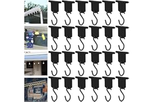 Kederleiste Haken,Saijer 24 Haken für Kederschiene RV Markisenhaken Camping Markisen Haken Wohnmobil Markisenhaken Vorzelt Kleiderbügel Haken Zubehör Kederleisten S Hook Set für Wohnwagen Camping Zelt