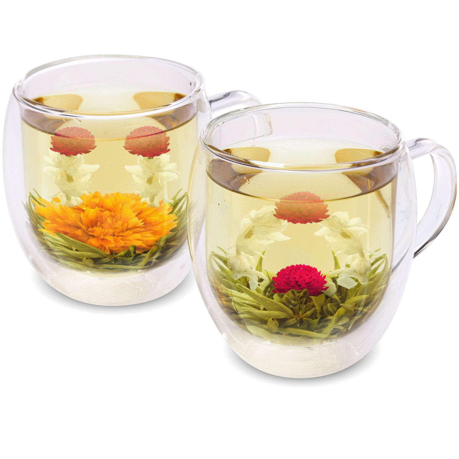 Teabloom Confezione Fiori di Tè - Selezione Fiori di Tè di Prima Qualità dai Giardini Più Belli del Mondo - 12 Varietà… - immagine 9