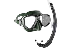 Cressi Perla Snorkeling, Bezdech, Nurkowanie - Maska Perla lub Maska + Snorkel Mexico, Jeden Rozmiar, Unisex Dorosłych