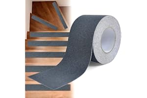 REFORUNG Bande antidérapante adhésive 10cm*15m adhésif antidérapant pour escaliers Ruban Antidérapant Adhésif Extérieur Antidérapant Escalier Autocollant pour les Escaliers, les Marches, les Rampes