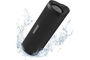 Tronsmart Altoparlante portatile Bluetooth Force 2 con chip Qualcomm QCC3021, connessione di oltre 100 altoparlanti, potente uscita da 30 W, impermeabilità IPX7, assistente vocale per viaggi e feste.