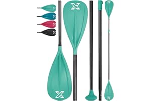 ‎ZLX ZLX SUP Paddel Stand Up Paddle Zubehör, 3 oder 4 Abnehmbaren Teilen, Verstellbares Paddle Board mit Glasfaser Blade Perfekt für Surfen, Schwimmen und Wassersport Vergnügen