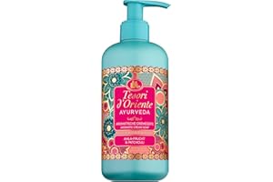 ‎TESORI D'ORIENTE Tesori d'Oriente Flüssigseife Ayurveda 300ml, aromatische Handseife mit Amla-Fruchtextrakt, Sesam-Öl, Aloe vera und Calendula, zur sanften Reinigung, Wellness-Ritual für Körper & Sinne