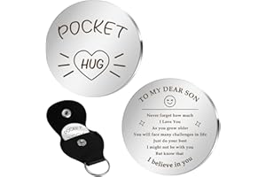 KARYLLENA Christmas Stocking Pocket Hugs Friendship Gifts - Thinking of You & Get Well Soon Gifts for Women, Men & Kids