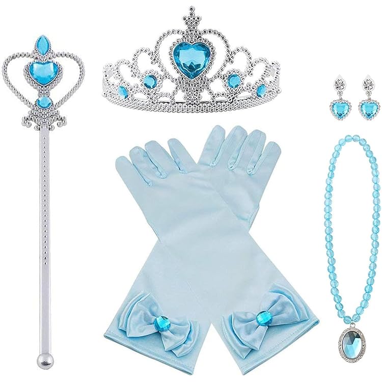 Gants Habillés Fille Avec Nœud Papillon - Pour Déguisement Princesse, Mariage, Fête, Anniversaire - 9