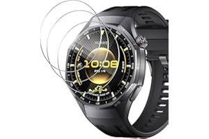 GEEMEE Cristal Templado para Huawei Watch GT6 Pro/GT 6 Pro 46mm/GT6/GT 6 46mm Protector de Pantalla, 3 Pack Premium 9H Dureza Vidrio Templado, Fácil Instalación para Huawei Watch GT6 Pro 46mm