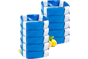 ZITFRI 10 sztuk kaset uzupełniających, folia uzupełniająca, wiaderko dla kotów, bezzapachowe, kasety uzupełniające, kompatybilne ze wszystkimi pojemnikami na pieluchy, żwirek dla kota