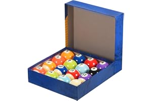 UHATa Billiard Balls Set Applications for Game Rooms Bars Billiard Training - Regulation Size Full 16 Professional Pool Table Replacement Balls - [Qty 1]