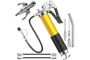 ‎FANTICTAS Fantictas Fettpressen-Set, 8000 PSI auslaufsicheres Pistolengriff-Fettpressen-Set mit Verriegelungskupplung